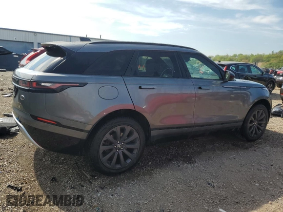 2018 Land Rover Range Rover Velar R-Dynamic SE with VIN SALYL2RX0JA735569, listed as a Copart auction lot 56007765 with 60,711 mi miles and Salvage title. Bid and sale history available at DreamBid. Image 3.