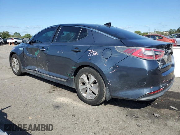 2015 Kia Optima Hybrid with VIN KNAGM4AD8F5084301, listed as a Copart auction lot 69956994 with 92,468 mi miles and Salvage Title. Bid and sale history available at carsss.com. Image 2.