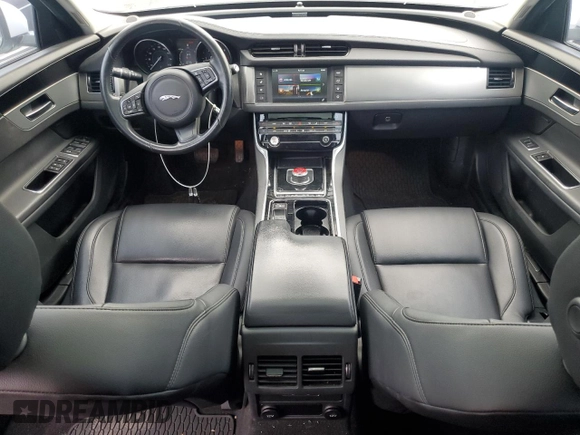 2017 Jaguar XF with VIN SAJBJ4BNXHCY32012, listed as a Copart auction lot 53871255 with 112,204 mi miles and Salvage Title. Bid and sale history available at DreamBid. Image 8.