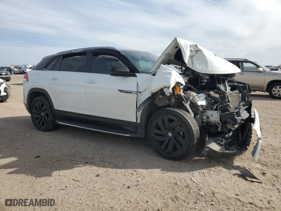 2021 Volkswagen Atlas Cross Sport 3.6L V6 SE w/Technology with VIN 1V2JE2CA9MC200125, listed as a Copart auction lot 45683605 with 62,625 mi miles and Salvage Title. Bid and sale history available at carsss.com. Image 4.