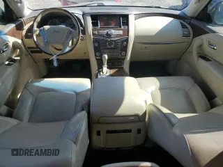 2015 Infiniti QX80 with VIN JN8AZ2NEXF9082838, listed as a Copart auction lot 51875485 with 138,533 mi miles and Salvage title. Bid and sale history available at DreamBid. Image 8.