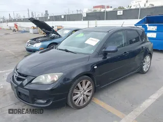 2008 Mazda 3 Mazdaspeed3 Sport with VIN JM1BK34M281857945, listed as a IAAI auction lot 42083322 with 110,416 mi miles and . Bid and sale history available at DreamBid. Image 2.
