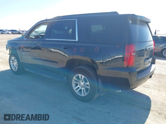 2018 Chevrolet Tahoe LS with VIN 1GNSCAKC5JR224799, listed as a IAAI auction lot 41761362 with 43,016 mi miles and . Bid and sale history available at DreamBid. Image 3.