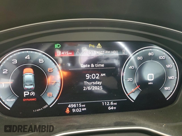 2021 Audi A4 Premium Plus z VIN WAUBBAF48MA013076, wystawiony jako Copart lot #43836515 z przebiegiem 49 615 mil mil oraz Szkoda całkowita • Salvage title. Historia ofert i sprzedaży dostępna na DreamBid. Obrazek 9.