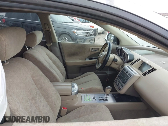 2007 Nissan Murano S with VIN JN8AZ08W17W615235, listed as a IAAI auction lot 41539442 with 200,342 mi miles and . Bid and sale history available at DreamBid. Image 5.