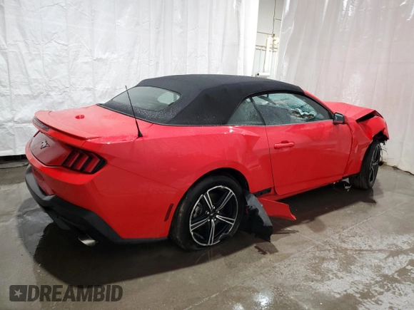 2025 Ford Mustang EcoBoost with VIN 1FAGP8UH8S5105888, listed as a Copart auction lot 50312035 with 0 mi miles and Clean Title. Bid and sale history available at carsss.com. Image 3.