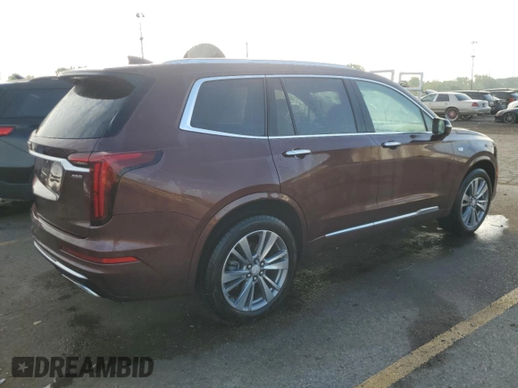 2022 Cadillac XT6 Premium Luxury with VIN 1GYKPDRS7NZ135215, listed as a Copart auction lot 67701694 with 30,498 mi miles and Non Repairable. Bid and sale history available at carsss.com. Image 3.