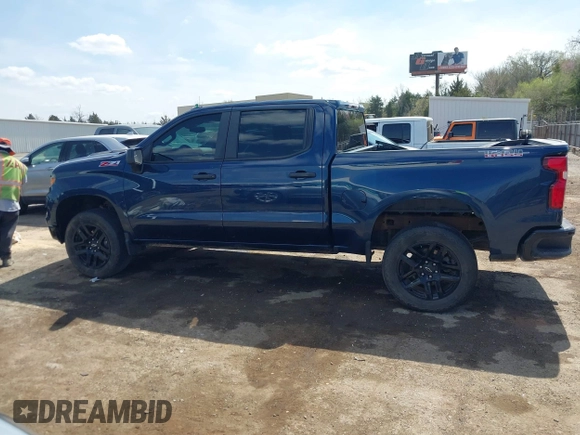 2022 Chevrolet Silverado 1500 Custom Trail Boss with VIN 3GCPDCEK3NG684432, listed as a IAAI auction lot 41896116 with 37,523 mi miles and . Bid and sale history available at DreamBid. Image 14.