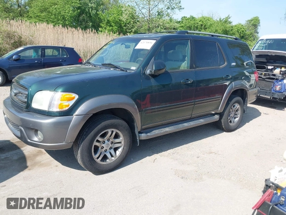 2003 Toyota Sequoia SR5 with VIN 5TDBT44A73S194036, listed as a IAAI auction lot 42170856 with 307,707 mi miles and . Bid and sale history available at DreamBid. Image 2.