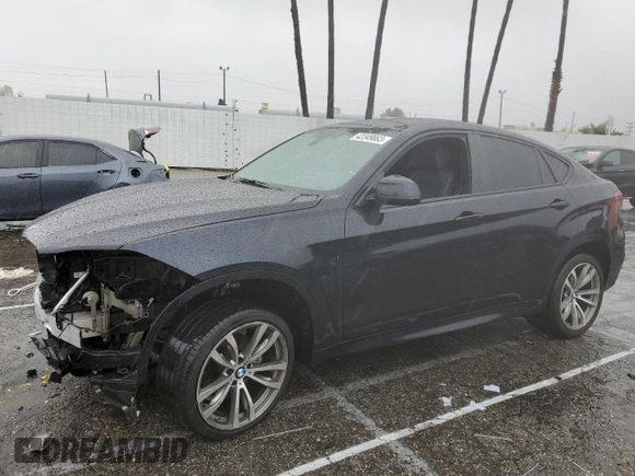2016 BMW X6 xDrive35i with VIN 5UXKU2C58G0N78906, listed as a Copart auction lot 42349863 with 117,111 mi miles. Bid and sale history available at carsss.com. Image 1.