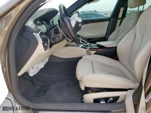 2017 BMW 5 Series 530i with VIN WBAJA5C36HG896602, listed as a Copart auction lot 48356125 with 0 mi miles and Salvage Title. Bid and sale history available at carsss.com. Image 7.