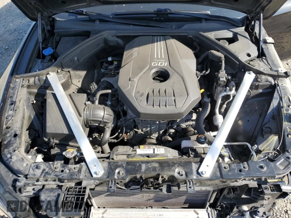 2022 Genesis G70 2.0T with VIN KMTG34TAXNU093905, listed as a Copart auction lot 45394115 with 57,495 mi miles and Salvage Title. Bid and sale history available at carsss.com. Image 13.