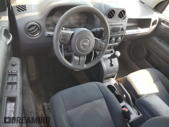 2016 Jeep Compass Sport with VIN 1C4NJCBA3GD611556, listed as a Copart auction lot 55227345 with Not Provided miles and Salvage Title. Bid and sale history available at DreamBid. Image 8.