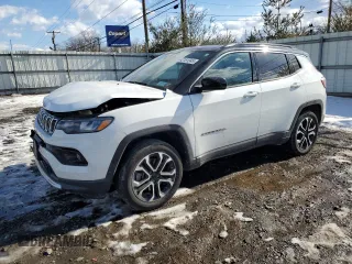 2023 Jeep Compass Limited with VIN 3C4NJDCNXPT532306, listed as a Copart auction lot 42181345 with 22,291 mi miles and Salvage Title. Bid and sale history available at carsss.com. Image 1.