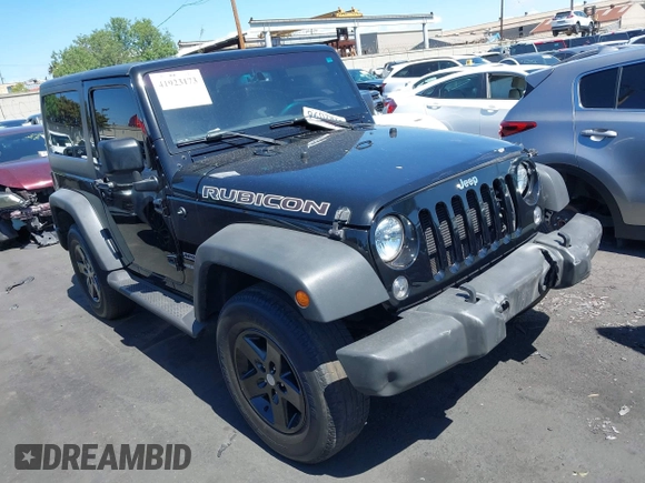 2017 Jeep Wrangler Sport with VIN 1C4AJWAG2HL588381, listed as a IAAI auction lot 41923173 with 86,095 mi miles and . Bid and sale history available at DreamBid. Image 1.