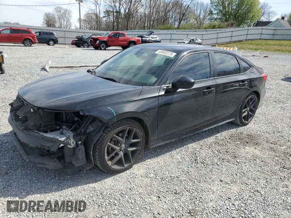2022 Honda Civic Sport z VIN 2HGFE2F51NH524658, wystawiony jako Copart lot #49883375 z przebiegiem 70 714 mil mil oraz Szkoda całkowita • Salvage title. Historia ofert i sprzedaży dostępna na DreamBid. Obrazek 1.