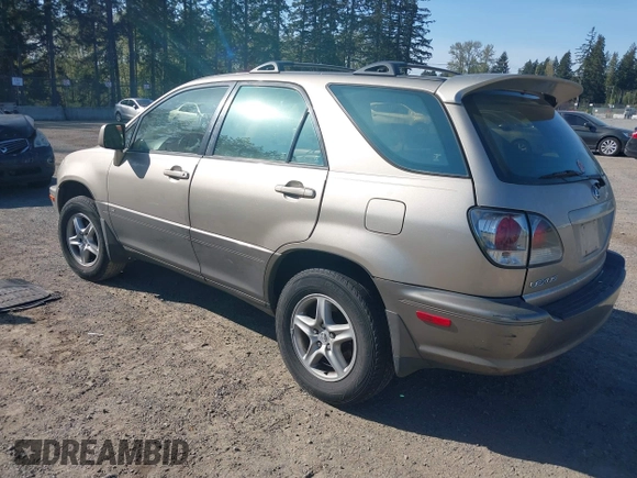 2002 Lexus RX 300 with VIN JTJHF10UX20261307, listed as a IAAI auction lot 42029494 with 1 mi miles. Bid and sale history available at carsss.com. Image 3.
