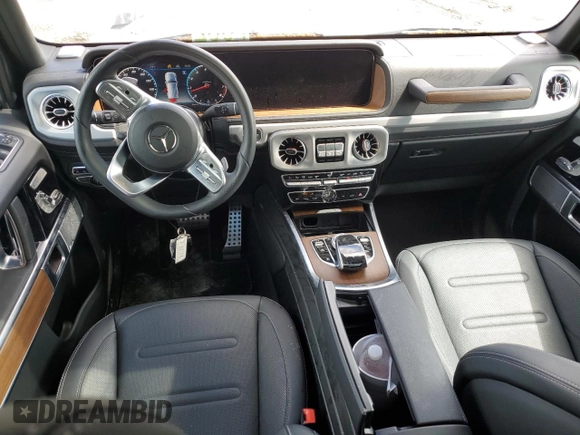 2021 Mercedes-Benz G 550 with VIN W1NYC6BJ8MX415172, listed as a Copart auction lot 50582624 with 14,458 mi miles and Salvage Title. Bid and sale history available at DreamBid. Image 8.
