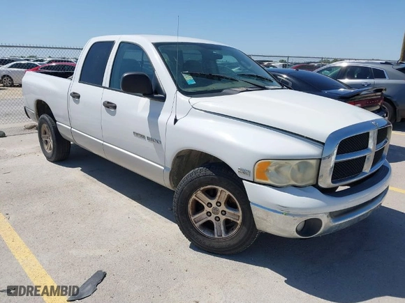 2005 Dodge Ram 1500 SLT with VIN 1D7HA18D35S123502, listed as a IAAI auction lot 41896255 with 279,202 mi miles. Bid and sale history available at carsss.com. Image 1.