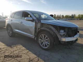 2020 Acura RDX w/Technology Pkg with VIN 5J8TC2H59LL029985, listed as a Copart auction lot 54329545 with 25,140 mi miles and Salvage Title. Bid and sale history available at carsss.com. Image 4.