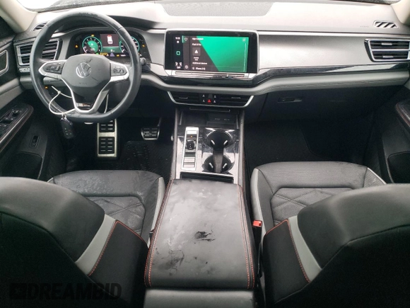 2024 Volkswagen Atlas Peak Edition SEL with VIN 1V2GR2CA8RC544325, listed as a Copart auction lot 56823975 with 16,469 mi miles and Salvage title. Bid and sale history available at DreamBid. Image 8.