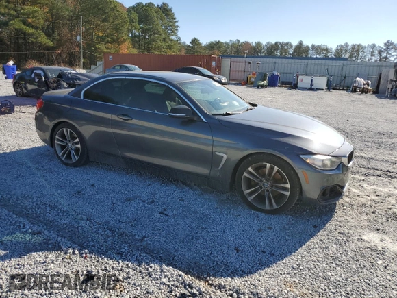 2014 BMW 4 Series 428i z VIN WBA3V5C53EJ968787, wystawiony jako Copart lot #82183024 z przebiegiem 134 274 mil mil oraz Szkoda całkowita • Salvage title. Historia ofert i sprzedaży dostępna na DreamBid. Obrazek 4.