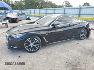 2018 Infiniti Q60 Pure with VIN JN1CV7EL0JM250071, listed as a Copart auction lot 59016065 with 109,228 mi miles and Salvage title. Bid and sale history available at DreamBid. Image 1.