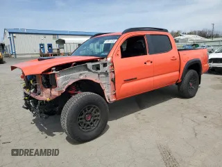 2023 Toyota Tacoma 4WD SR with VIN 3TYCZ5AN8PT162433, listed as a Copart auction lot 52911055 with 7,321 mi miles and Salvage Title. Bid and sale history available at carsss.com. Image 1.