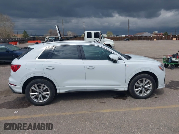 2023 Audi Q3 S line Premium with VIN WA1DECF30P1127433, listed as a IAAI auction lot 41969209 with 40,357 mi miles and . Bid and sale history available at DreamBid. Image 13.