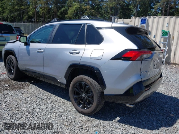 2022 Toyota RAV4 Hybrid SE with VIN 4T3T6RFV7NU100943, listed as a IAAI auction lot 42621376 with 22,543 mi miles and . Bid and sale history available at DreamBid. Image 3.