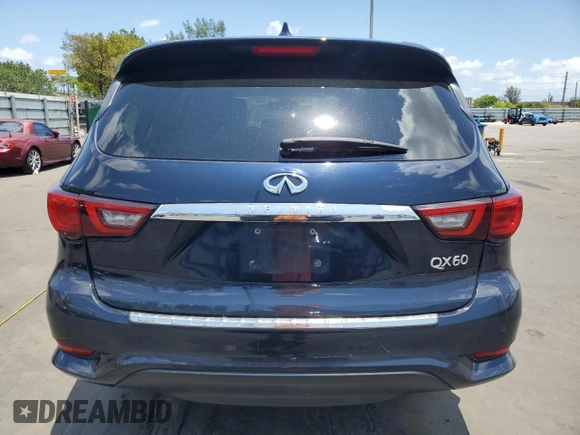 2019 Infiniti QX60 Pure z VIN 5N1DL0MN4KC511433, wystawiony jako Copart lot #55981635 z przebiegiem 71 703 mil mil oraz Szkoda całkowita • Salvage title. Historia ofert i sprzedaży dostępna na DreamBid. Obrazek 6.