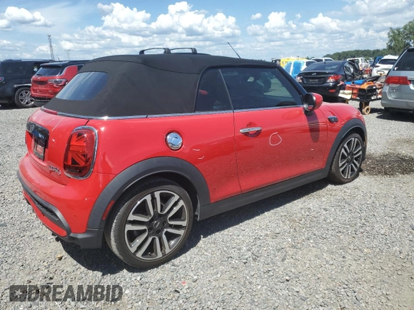 2024 MINI Convertible Cooper S with VIN WMW43DL09R3R36560, listed as a Copart auction lot 60325395 with 10,619 mi miles and Salvage title. Bid and sale history available at DreamBid. Image 3.