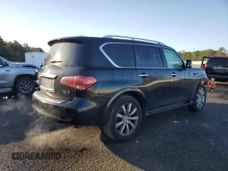 2013 Infiniti QX56 with VIN JN8AZ2NF2D9530334, listed as a Copart auction lot 43047735 with 165,203 mi miles and Salvage title. Bid and sale history available at DreamBid. Image 3.