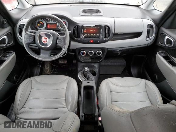 2014 FIAT 500L Easy with VIN ZFBCFABH8EZ022483, listed as a Copart auction lot 43144415 with 81,490 mi miles and Clean Title. Bid and sale history available at DreamBid. Image 8.