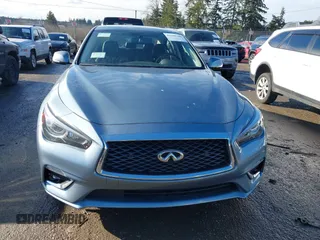 2018 Infiniti Q50 Hybrid Premium with VIN JN1AV7AR7JM540051, listed as a IAAI auction lot 41488180 with 1,110 mi miles and . Bid and sale history available at carsss.com. Image 12.