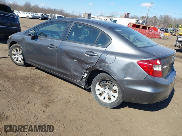 2012 Honda Civic LX z VIN 19XFB2F52CE329264, wystawiony jako IAAI lot #41654894 z przebiegiem 110 836 mil mil oraz . Historia ofert i sprzedaży dostępna na DreamBid. Obrazek 3.
