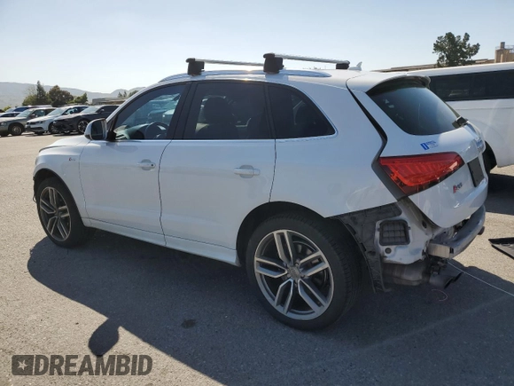 2014 Audi SQ5 Premium Plus with VIN WA1CGAFP2EA034858, listed as a Copart auction lot 53481924 with 107,632 mi miles and Salvage Title. Bid and sale history available at carsss.com. Image 2.