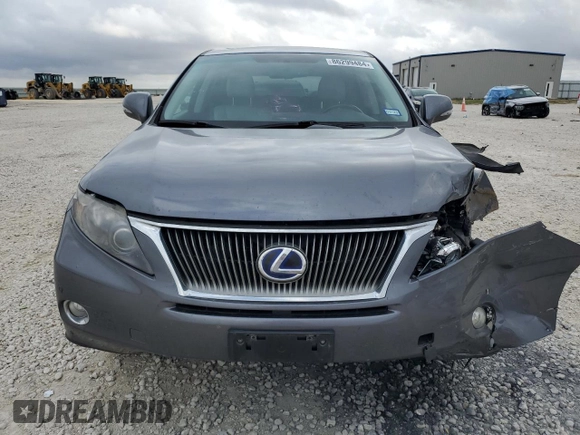 2012 Lexus RX 450h with VIN JTJZB1BA5C2006346, listed as a Copart auction lot 86299484 with 160,696 mi miles and Salvage title. Bid and sale history available at DreamBid. Image 5.
