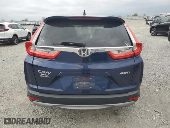 2017 Honda CR-V EX with VIN 5J6RW2H50HL039130, listed as a Copart auction lot 53314265 with Not Provided miles and Salvage Title. Bid and sale history available at carsss.com. Image 6.