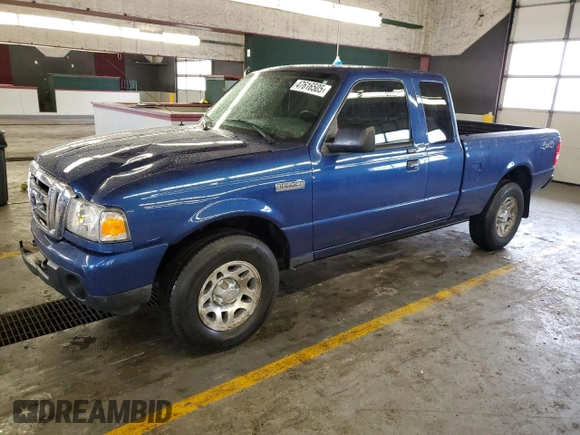 2010 Ford Ranger XLT with VIN 1FTLR4FE8APA77687, listed as a Copart auction lot 47616505 with 127,011 mi miles and Salvage Title. Bid and sale history available at carsss.com. Image 1.