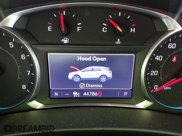2019 Chevrolet Equinox Premier z VIN 2GNAXNEV2K6116643, wystawiony jako IAAI lot #42447904 z przebiegiem 44 786 mil mil oraz . Historia ofert i sprzedaży dostępna na DreamBid. Obrazek 7.