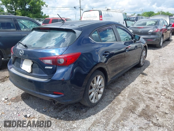 2017 Mazda 3 Touring with VIN 3MZBN1L76HM119511, listed as a IAAI auction lot 42756980 with 107,781 mi miles and . Bid and sale history available at DreamBid. Image 4.