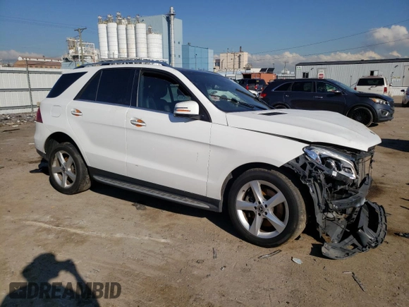 2019 Mercedes-Benz GLE 400 with VIN 4JGDA5GB5KB206405, listed as a Copart auction lot 73008534 with 79,206 mi miles and Salvage title. Bid and sale history available at DreamBid. Image 4.