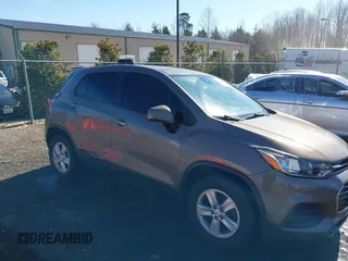 2021 Chevrolet Trax LS with VIN KL7CJKSB7MB306172, listed as a IAAI auction lot 41663054 with 108,241 mi miles. Bid and sale history available at carsss.com. Image 1.
