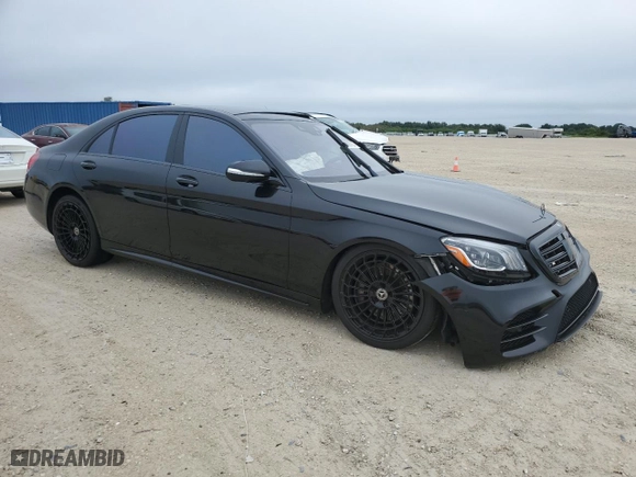 2019 Mercedes-Benz S-Class S 560 with VIN WDDUG8DB8KA461828, listed as a Copart auction lot 69997624 with 0 mi miles and Salvage Title. Bid and sale history available at carsss.com. Image 4.