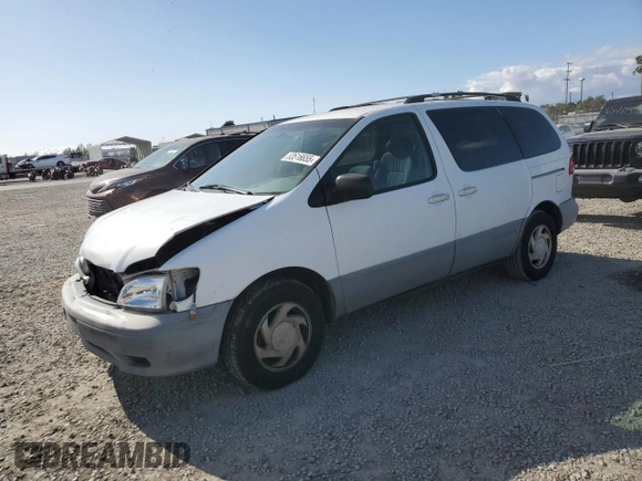 2003 Toyota Sienna LE with VIN 4T3ZF13C63U552667, listed as a Copart auction lot 53516655 with 199,846 mi miles and Salvage Title. Bid and sale history available at carsss.com. Image 1.