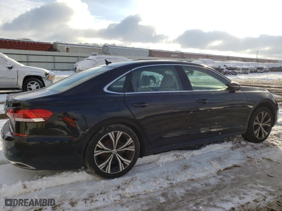 2020 Volkswagen Passat 2.0T SEL with VIN 1VWCA7A34LC016228, listed as a Copart auction lot 70367402 with 16,419 mi miles. Bid and sale history available at carsss.com. Image 3.