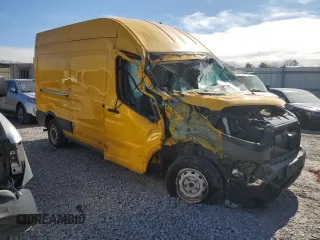 2021 Ford Transit Cargo with VIN 1FTBR1X8XMKA35445, listed as a Copart auction lot 46177815 with Not Provided miles and Salvage Title. Bid and sale history available at DreamBid. Image 4.