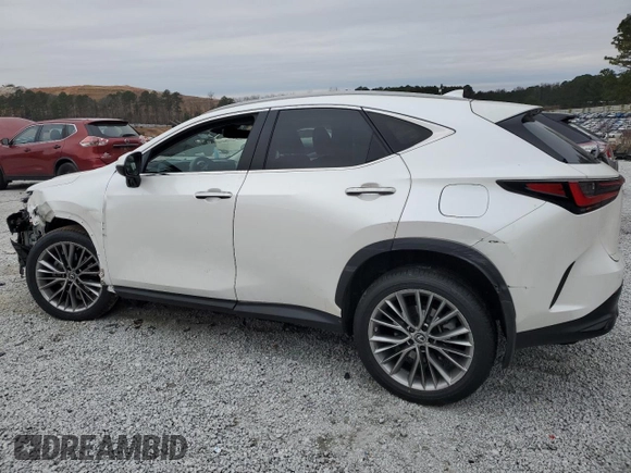 2022 Lexus NX with VIN 2T2GKCEZXNC003496, listed as a Copart auction lot 86415974 with 44,710 mi miles and Salvage Title. Bid and sale history available at carsss.com. Image 2.