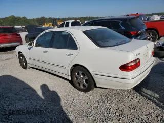 2002 Mercedes-Benz E-Class with VIN WDBJF65J02B473555, listed as a Copart auction lot 75505714 with 0 mi miles and Salvage Title. Bid and sale history available at carsss.com. Image 2.